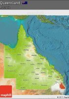 queensland satellite map
