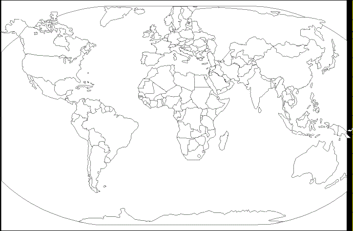 Карта пустая для заполнения