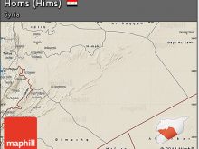 map of homs