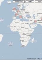 google world maps with countries