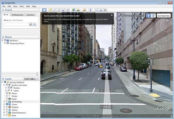 google earth street views free download