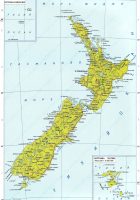 detailed map of new zealand