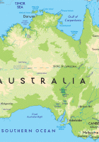 australia map