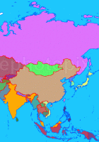 countries the continent of asia