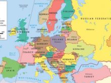 map of europe countries and cities map of africa