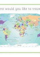 a4 world map printable free