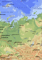 mapa da russia
