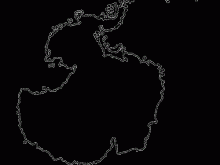antarctica map outline
