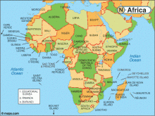 map africa