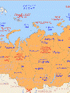 mapa da russia