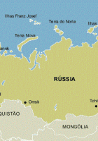 mapa da russia