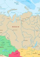 mapa da russia