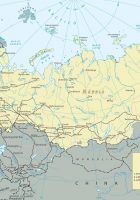 mapa da russia