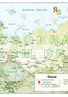 mapa da russia