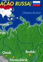 mapa da russia
