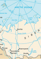 mapa da russia