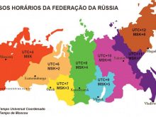 mapa da russia