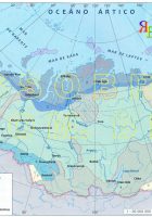 mapa da russia