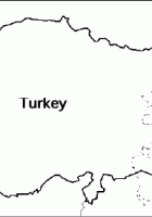 turkey outline maps