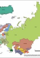 political map of russia and europe