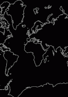 blank world map with antarctica