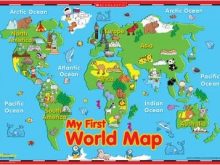 world map kids printable