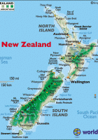 map of new zealand with cities
