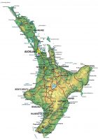 detailed map of new zealand
