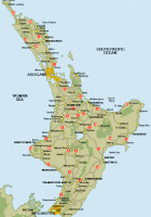 detailed map of new zealand