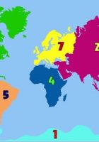 many continents world