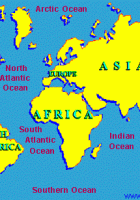 memorize continents and oceans
