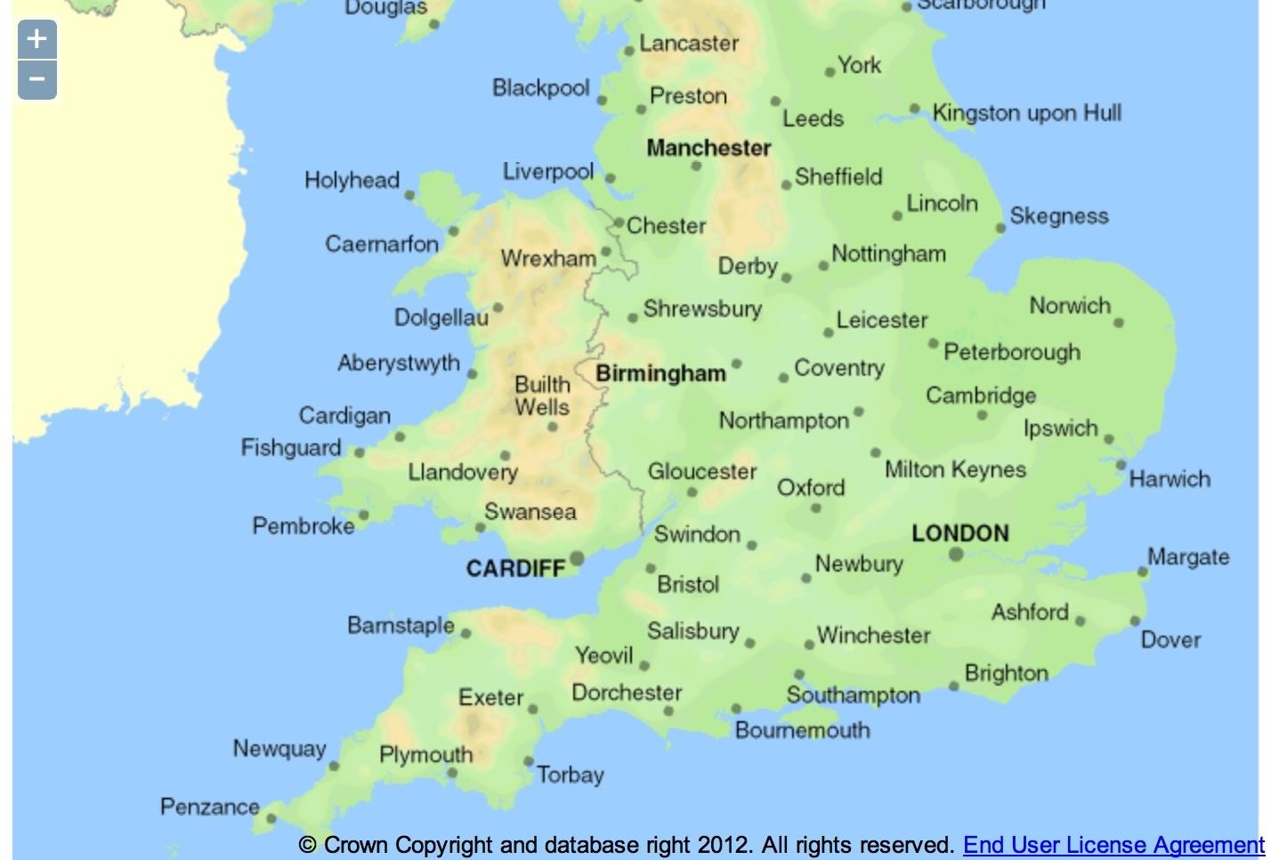 Large cities britain. Бристольский залив на карте. Англия на карте. Карта Великобритании. Карта Англии и Великобритании.