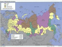 Political Map of Russia