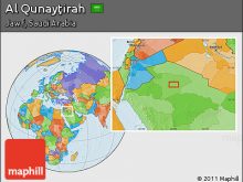 political location map of al qunaytirah.jpg