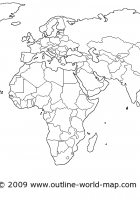 blank world map printable
