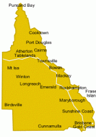 queensland map towns