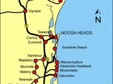 show map queensland