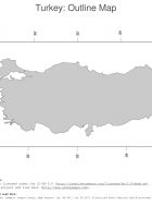 turkey outline maps