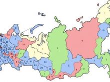 russian federation map