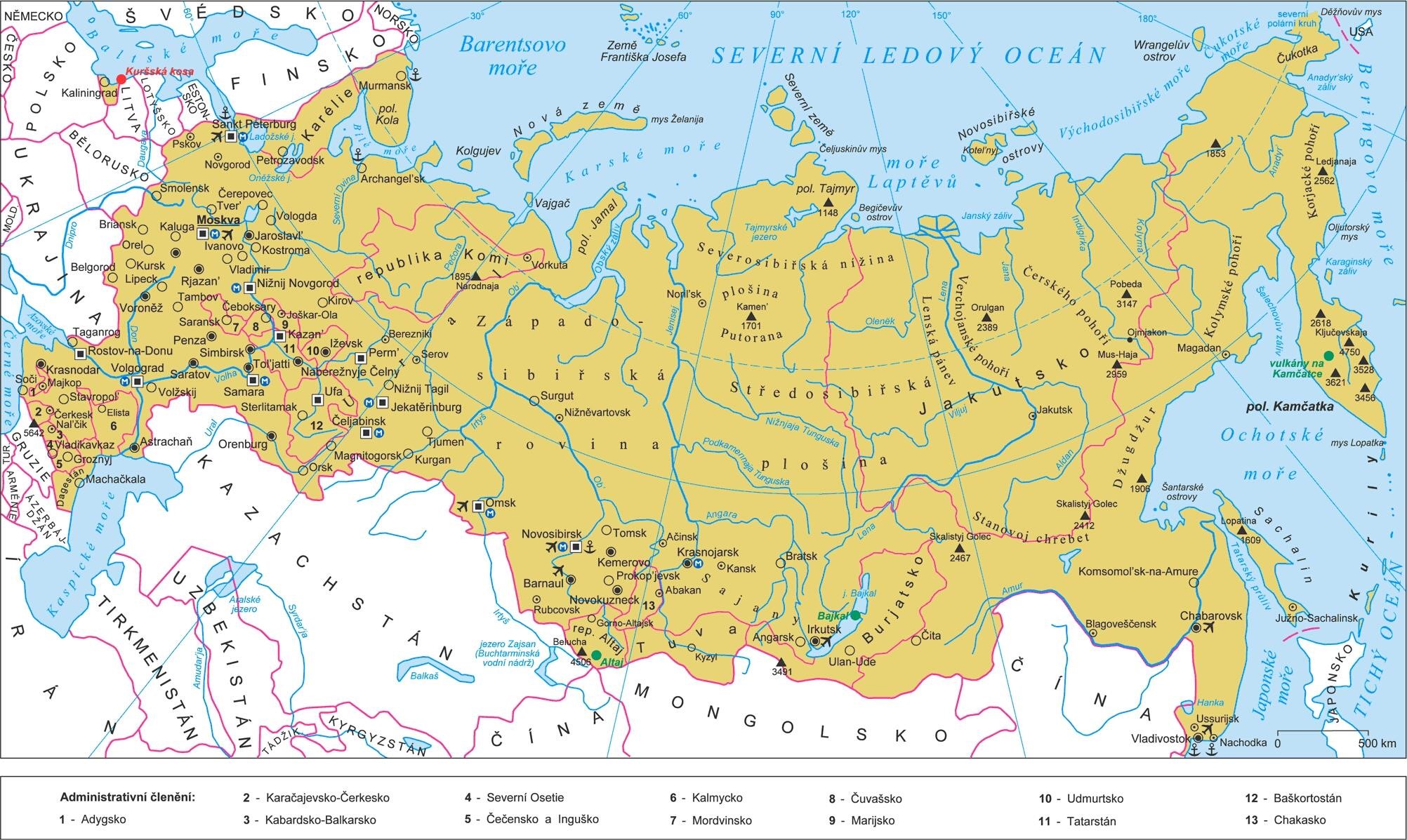 russia map russia map