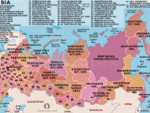 russia admin map