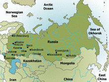 map russia