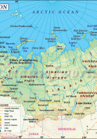 russia and the republics political map