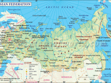 Political Map of Russia