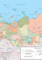 mapa da russia