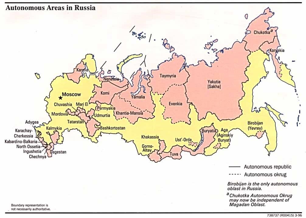 Political Map of Russia Political Map of Russia