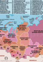russia political map