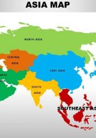 continents asia