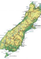 detailed map of new zealand