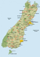 detailed map of new zealand